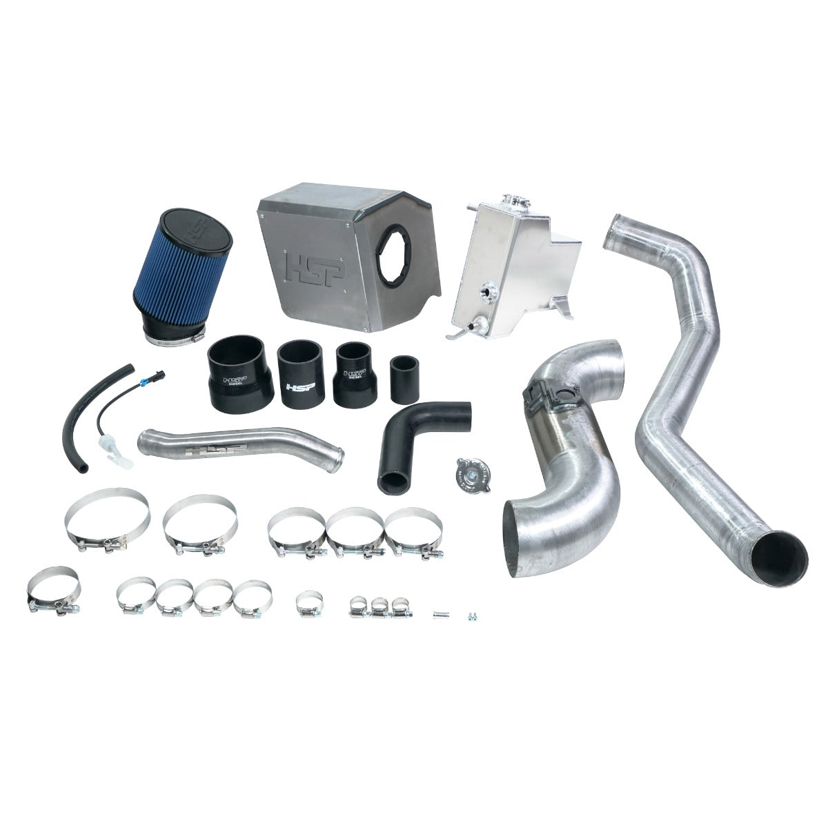 HSP Deluxe No Bridge/Cold Side Bundle Kit For 2013-2014 Silverado/Sierra 2500/3500-RAW - Raw