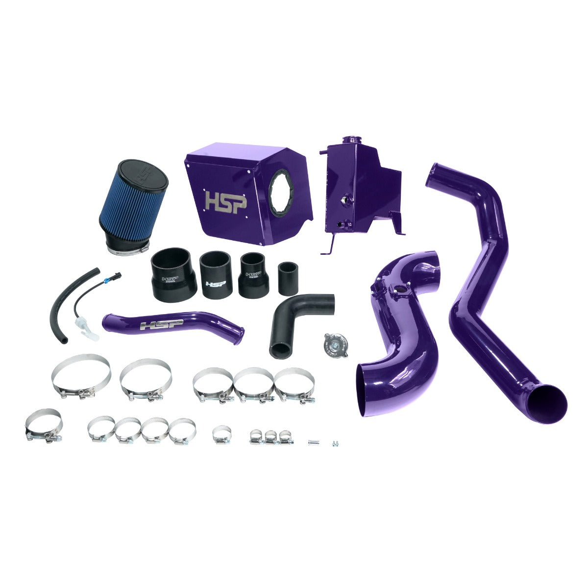 HSP Deluxe No Bridge/Cold Side Bundle Kit For 2015-2016 Silverado/Sierra 2500/3500-Illusion Purple - Illusion Purple