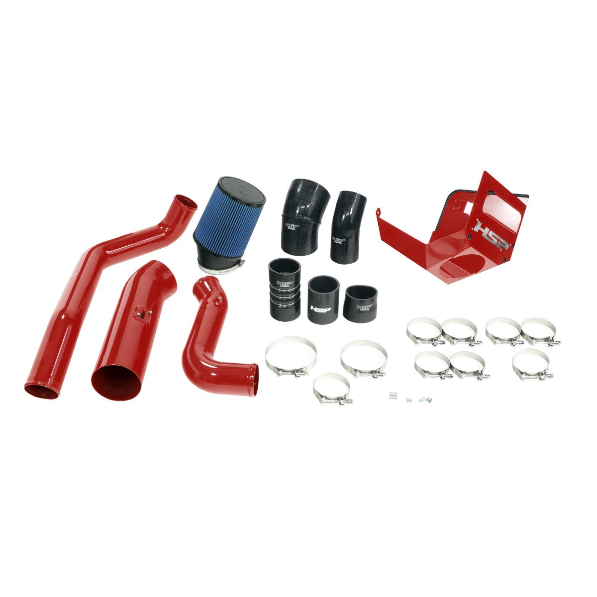 HSP Max Air Flow Bundle Kit For 2017-2019 Silverado/Sierra 2500/3500-Flag Red - Flag Red