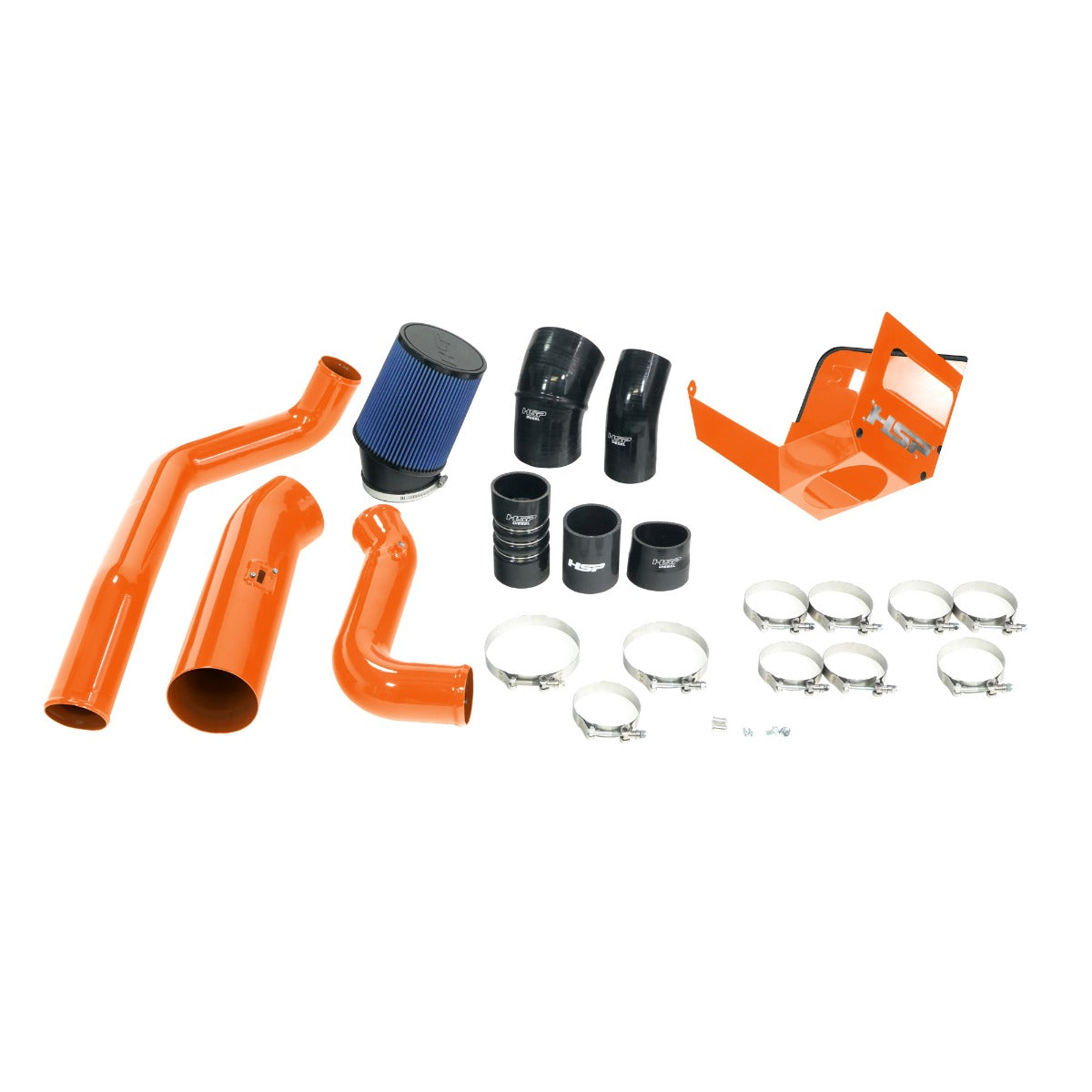 HSP Max Air Flow Bundle Kit For 2017-2019 Silverado/Sierra 2500/3500-M&M Orange - M&M Orange