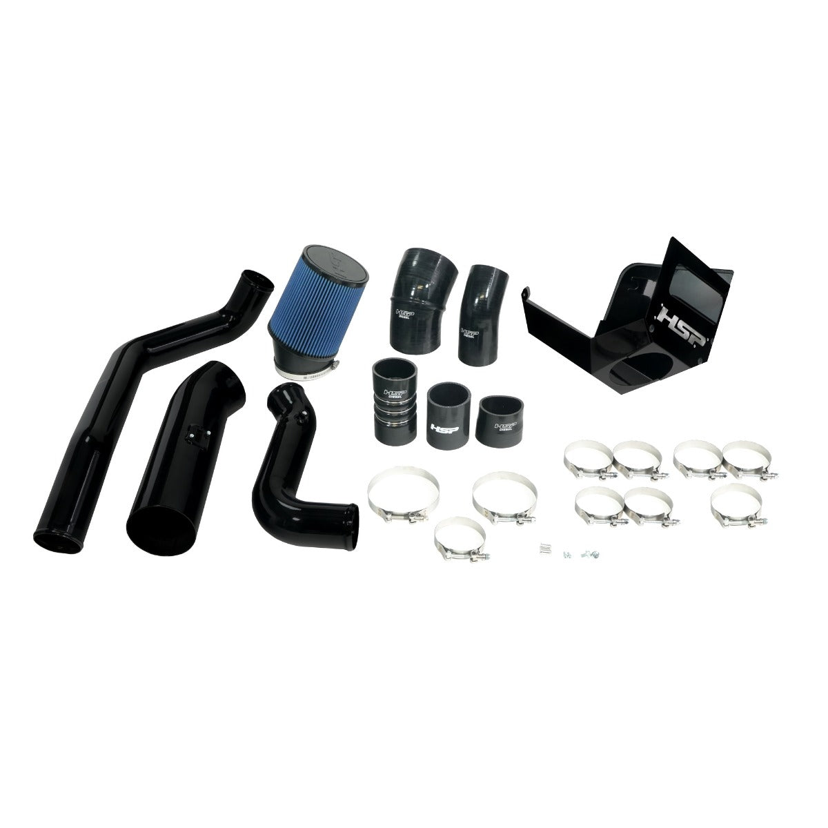 HSP Max Air Flow Bundle Kit For 2017-2019 Silverado/Sierra 2500/3500-Silk Stain Black - Silk Satin Black