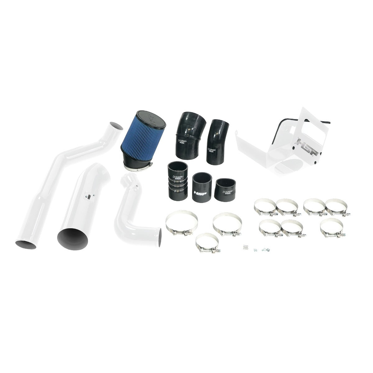 HSP Max Air Flow Bundle Kit For 2017-2019 Silverado/Sierra 2500/3500-Polar White - Polar White