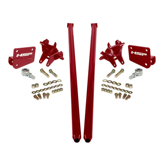 HSP Traction Bars For 2011-2017 Ford Powerstroke 6.7L F250 F350 SRW (RCLB)-CR - Illusion Cherry
