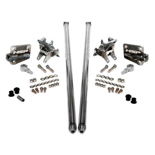 HSP Traction Bars For 2011-2017 Ford Powerstroke 6.7L F250 F350 SRW (RCLB)-RAW - Raw