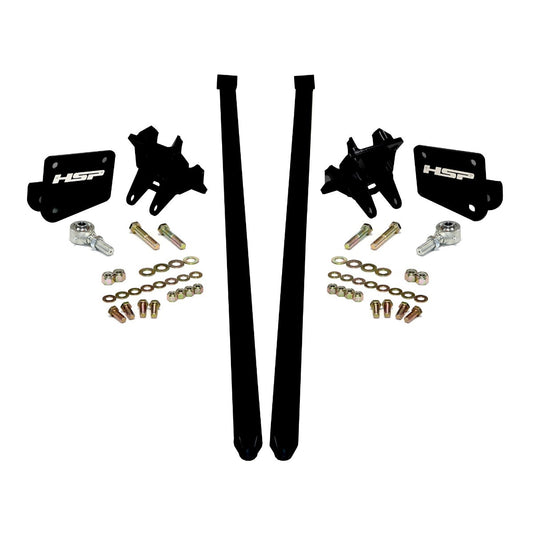 HSP Traction Bars For 2011-2017 Ford Powerstroke 6.7L F250 F350 SRW (RCLB)-SB - Silk Satin Black