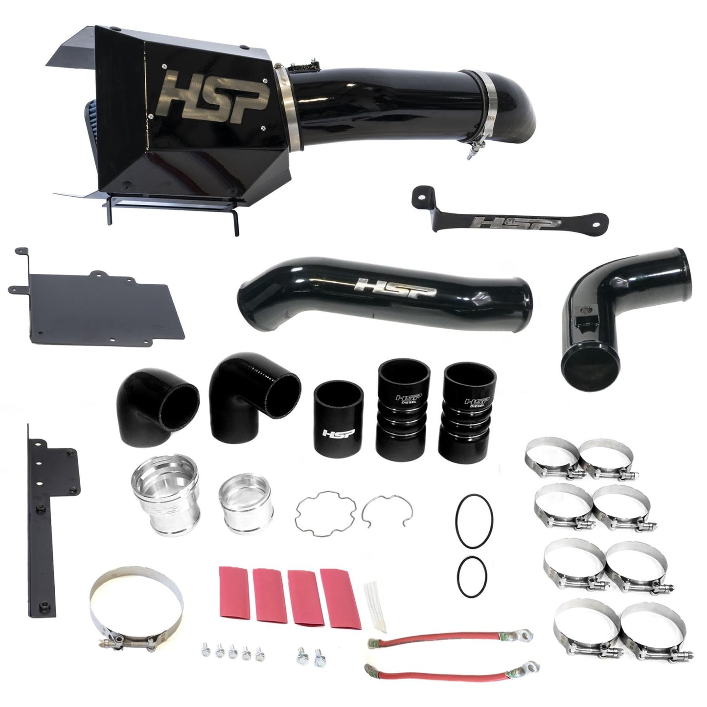 Intake And Intercooler Bundle Kit For 17-19 Ford Powerstroke F250/350 6.7L HSP Diesel