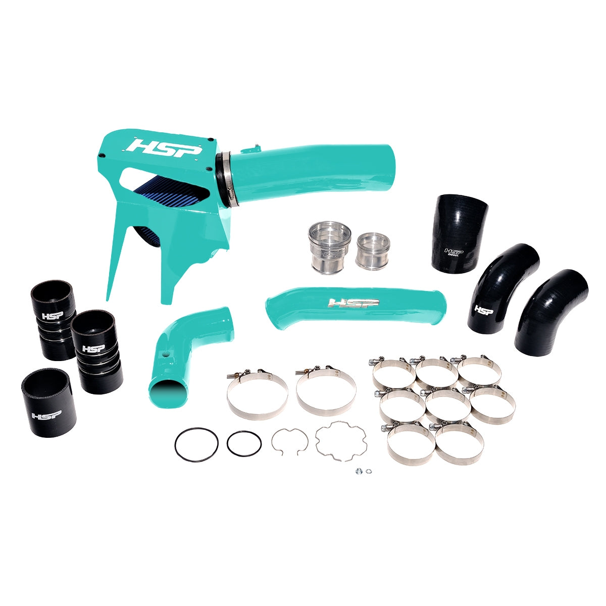 Intake And Intercooler Bundle Kit For 2020-2022 Ford Powerstroke F250/350 6.7L HSP Diesel - Custom Color