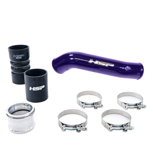 HSP Replacement Hot Side Tube For 2011-2022 Ford Powerstroke F250/350 6.7 Liter-Illusion Purple - Illusion Purple