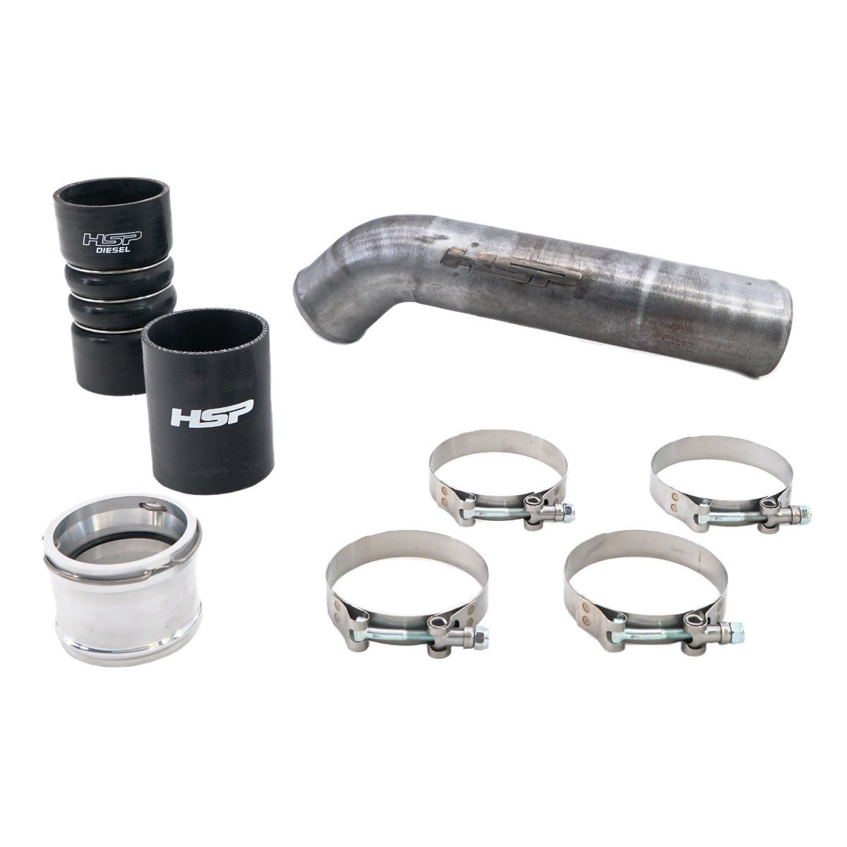 HSP Replacement Hot Side Tube For 2011-2022 Ford Powerstroke F250/350 6.7 Liter-RAW - Raw