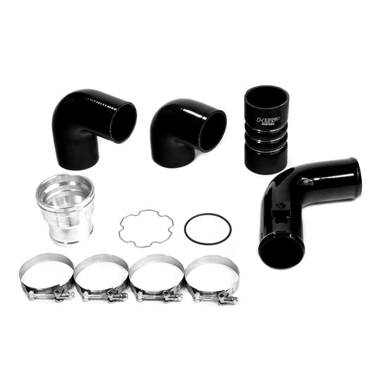 HSP Replacement Cold Side Tube For 2011-2022 Ford Powerstroke F250/350 6.7 Liter-Ink Black - Ink Black
