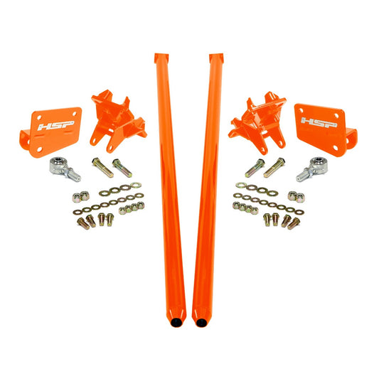 HSP Traction Bars For 2011-2017 Ford Powerstroke 6.7 Liter F250 F350 SRW (ECLB,CCSB)-M&M Orange - M&M Orange