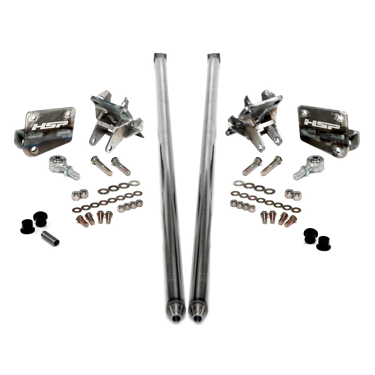 HSP Traction Bars For 2017.5-2022 Ford Powerstroke 6.7 Liter F250 Extended Cab Short Bed-RAW - Raw