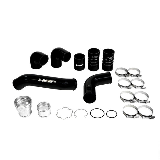 HSP Intercooler Bundle Kit For 2011-2022 Ford Powerstroke F250/350 6.7 Liter-Silk Stain Black - Silk Satin Black