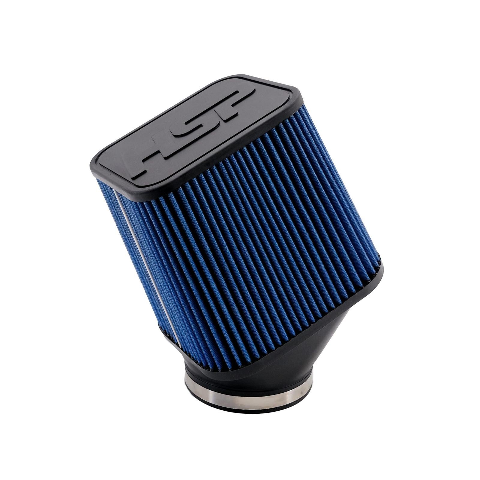 4.5 Inch Air Filter MEGA Filter Angled HSP Diesel - Blue