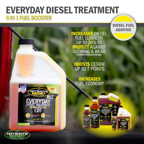 Hot Shot's Secret Everyday Diesel Treatment 16 OZ Squeeze Bottle