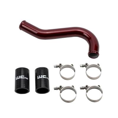 Wcfab 2006-2010 LBZ/LMM Duramax Upper Coolant Pipe Gloss Black