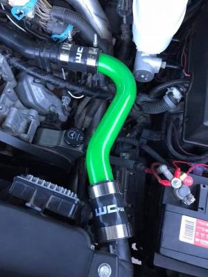 Wcfab 2006-2010 LBZ/LMM Duramax Upper Coolant Pipe Gloss Black