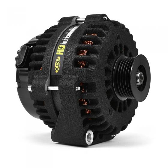 XDP Wrinkle Black HD High Output Alternator XD355 2001-2007 GM Truck