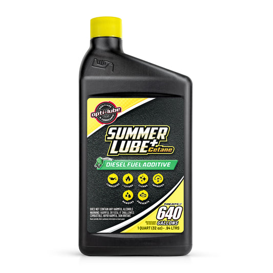 Optilube Summer Lube + Cetane Diesel Fuel Additive Quart Treats up to 640 Gal